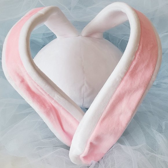 Chax GP - All Purpose Rabbit - Small Mochi Bunny Head Manju Cushion - Picture 4 of 5